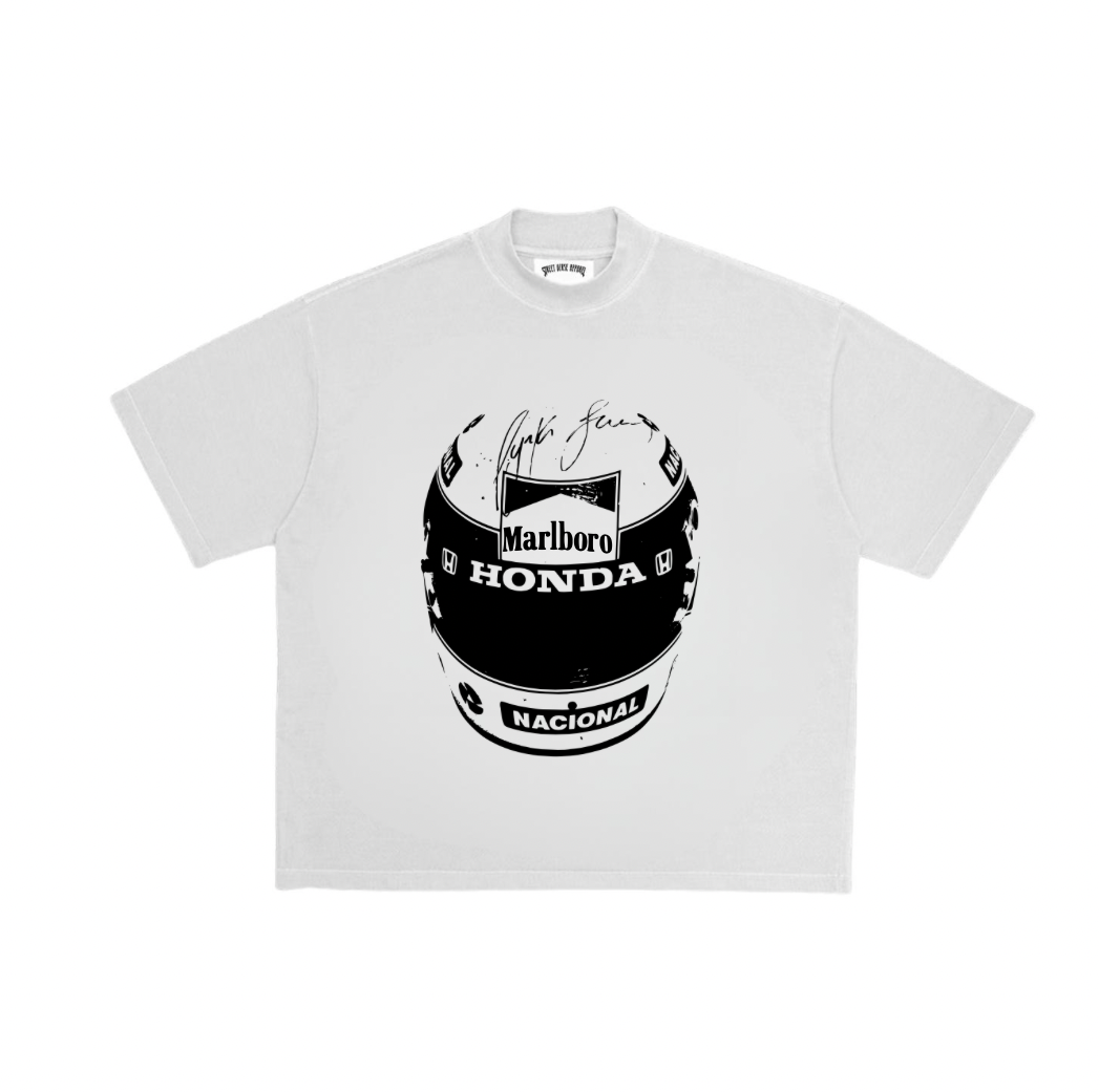Camisa Capacete Ayrton Senna