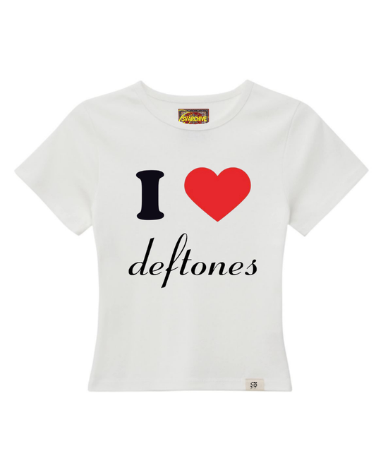 Camisa baby look Deftones