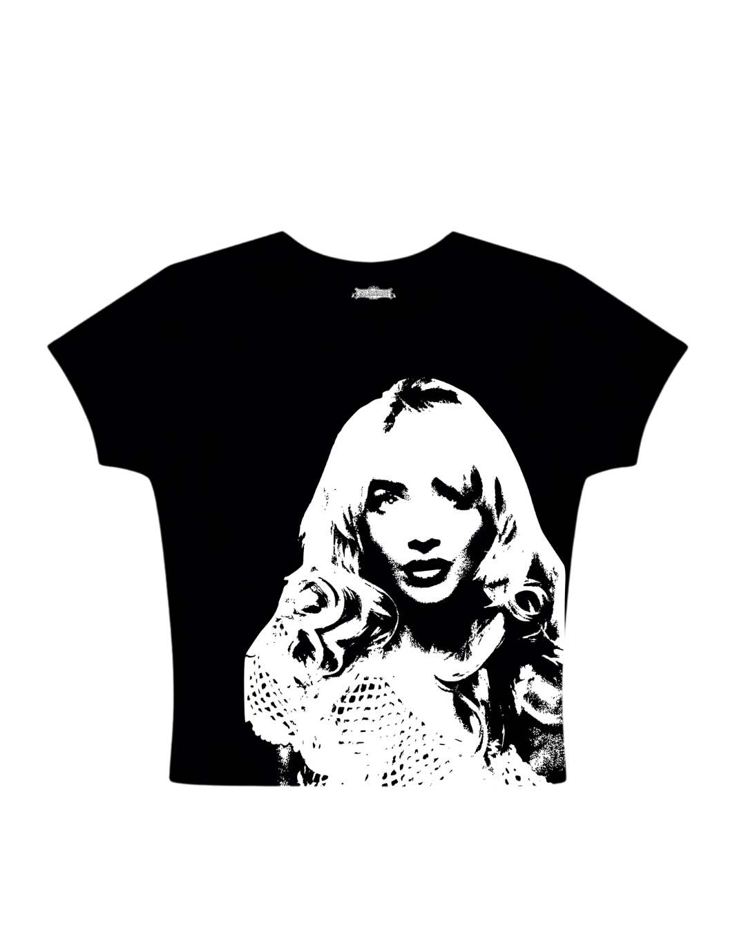 Camisa baby look Sabrina carpenter