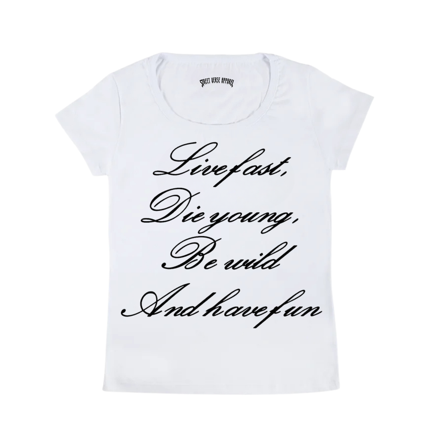 Camisa live fast die young