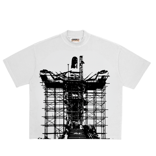 Camisa Cristo Redentos em construção