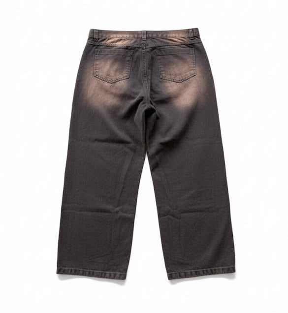 Calça baggy Feel estonada marrom