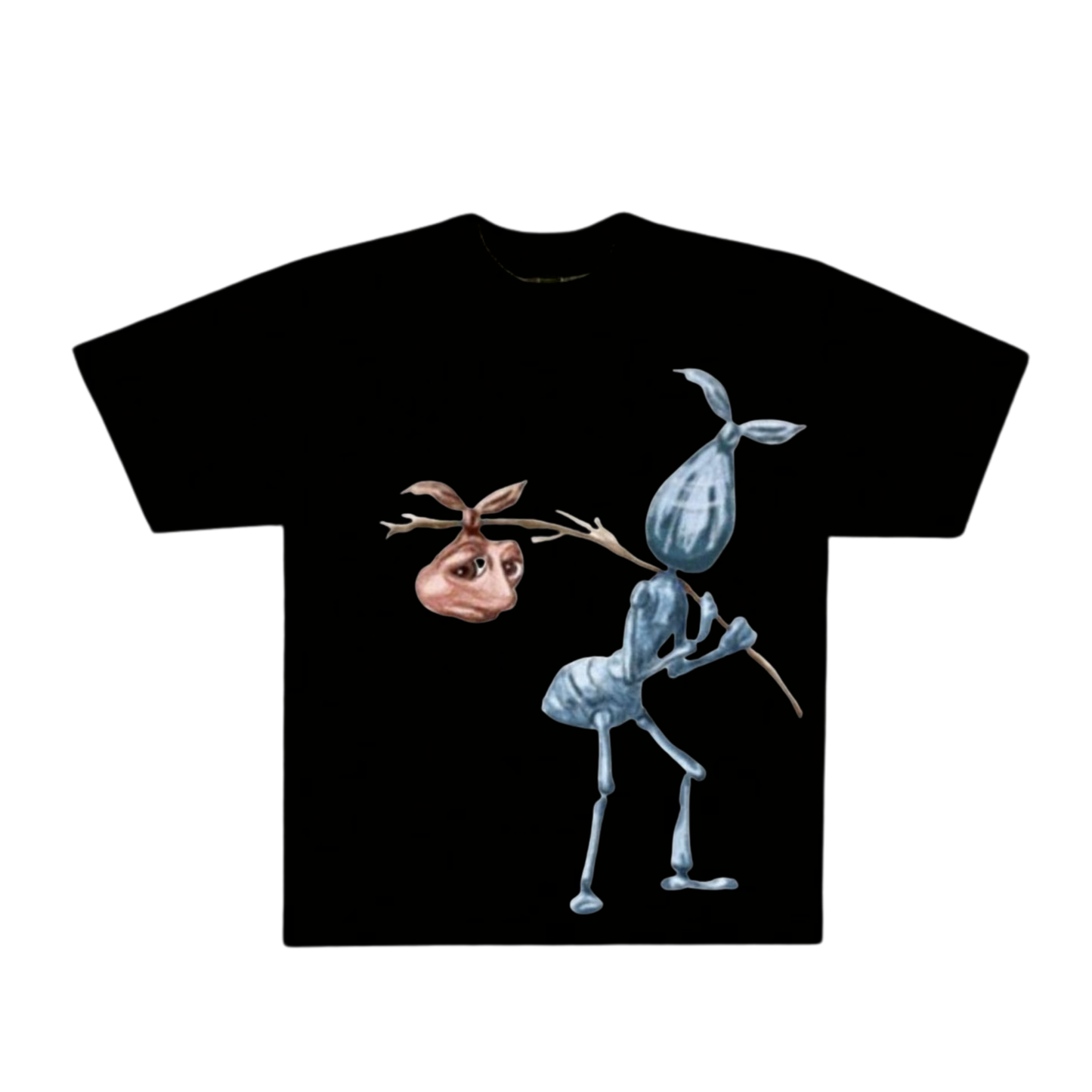 Camisa formiga sem cabeça