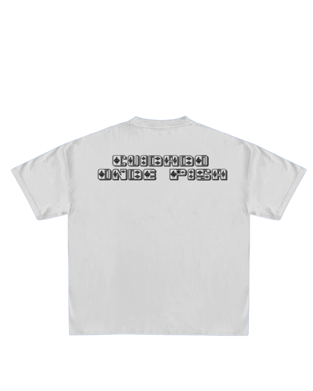 Camisa cuidado onde pisa