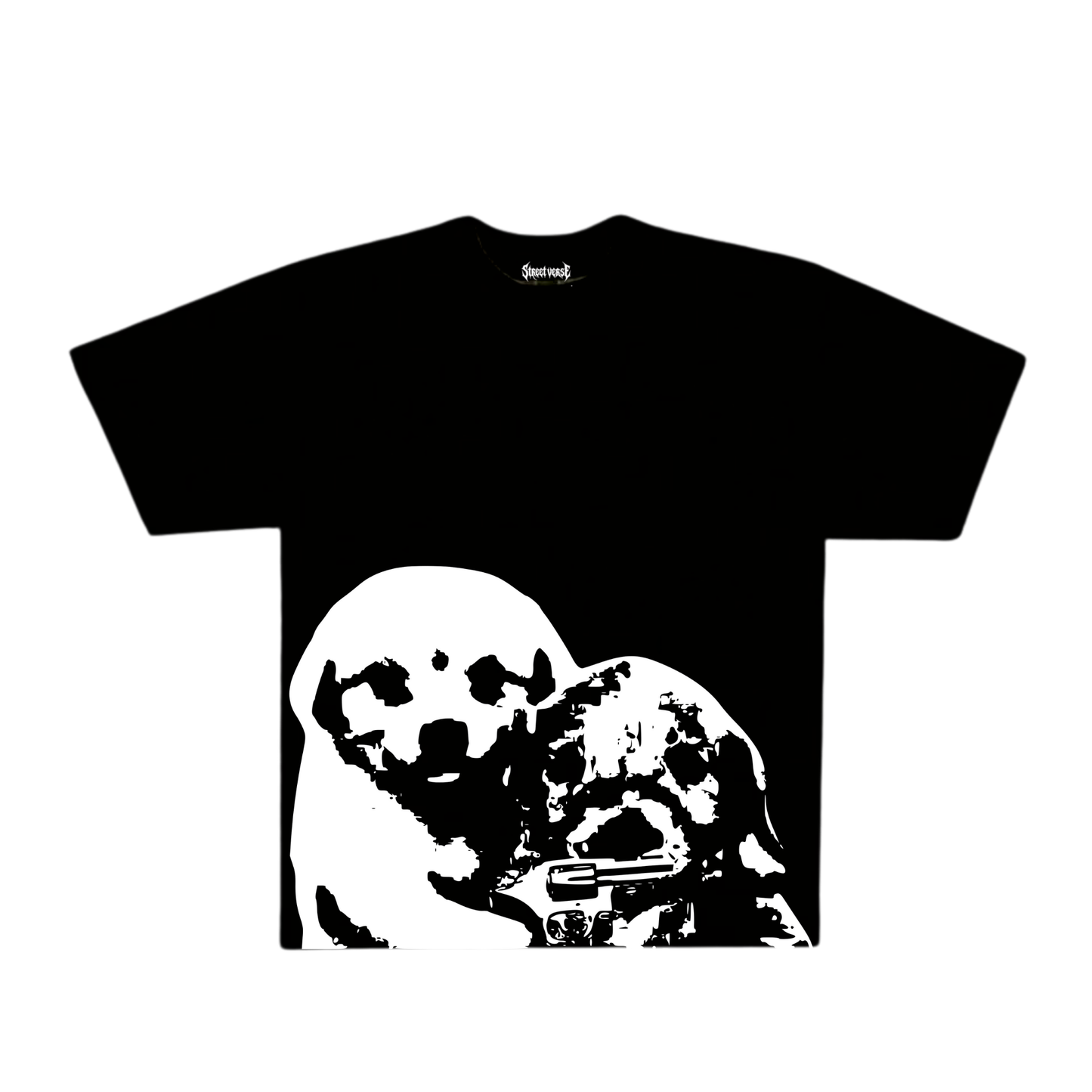 Camisa threatening dog