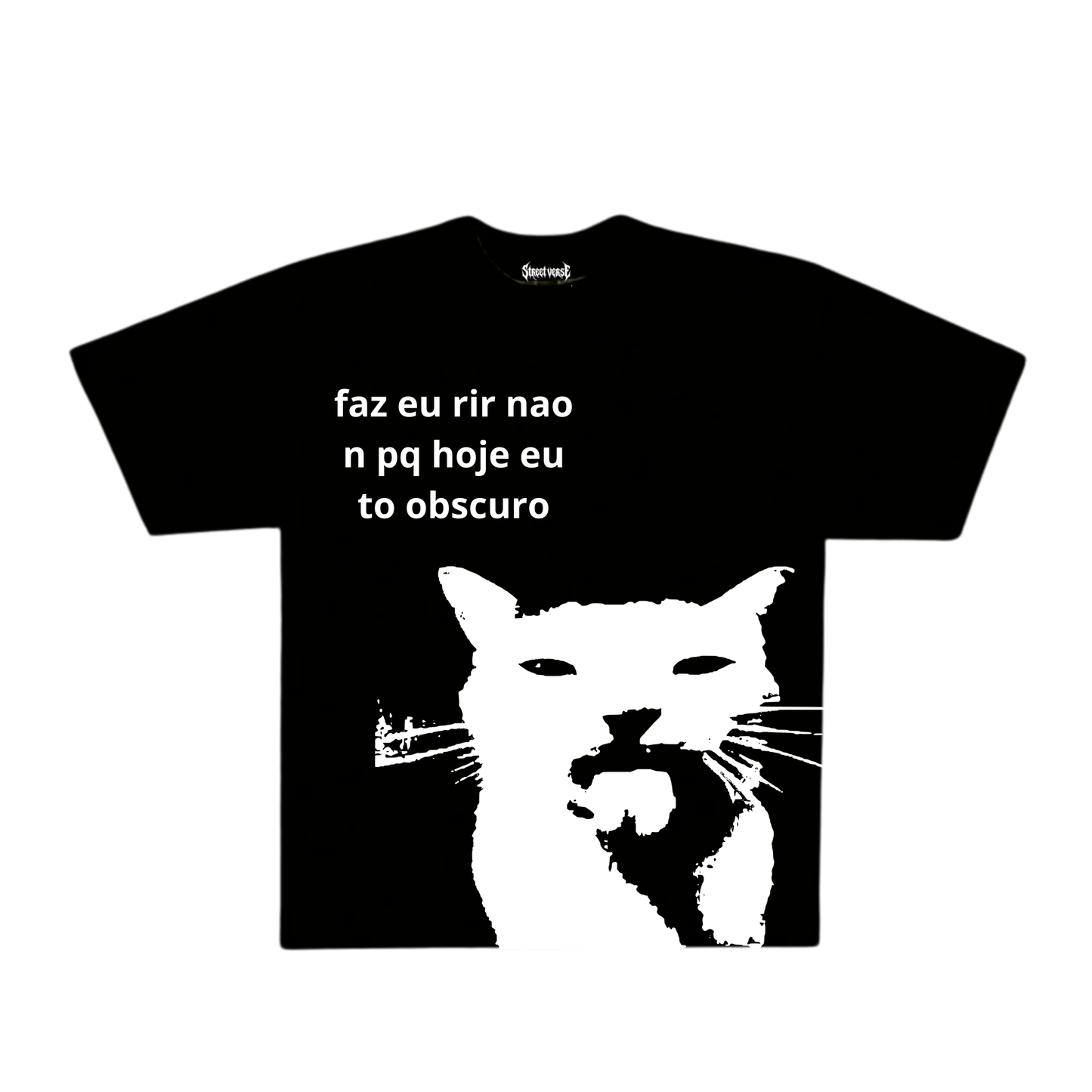 Camisa cat faz eh rir não