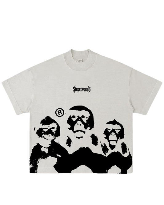 Camisa trigêmeos macacos