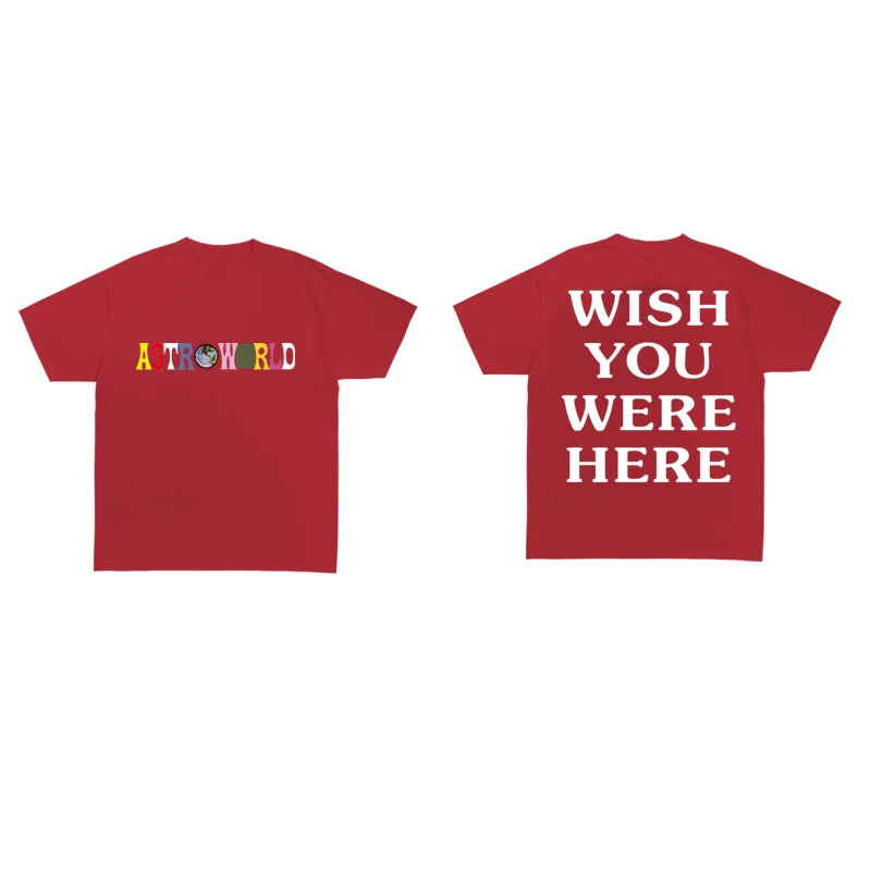 Camisa Astroworld Travis Scott “Wish you were here”