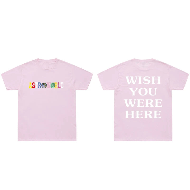 Camisa Astroworld Travis Scott “Wish you were here”
