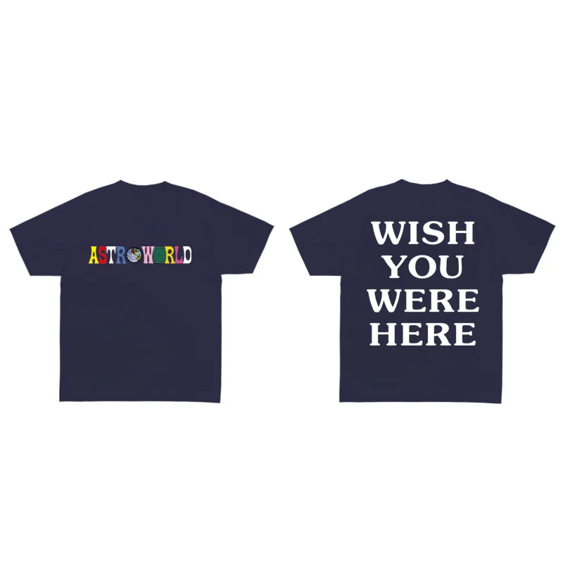 Camisa Astroworld Travis Scott “Wish you were here”