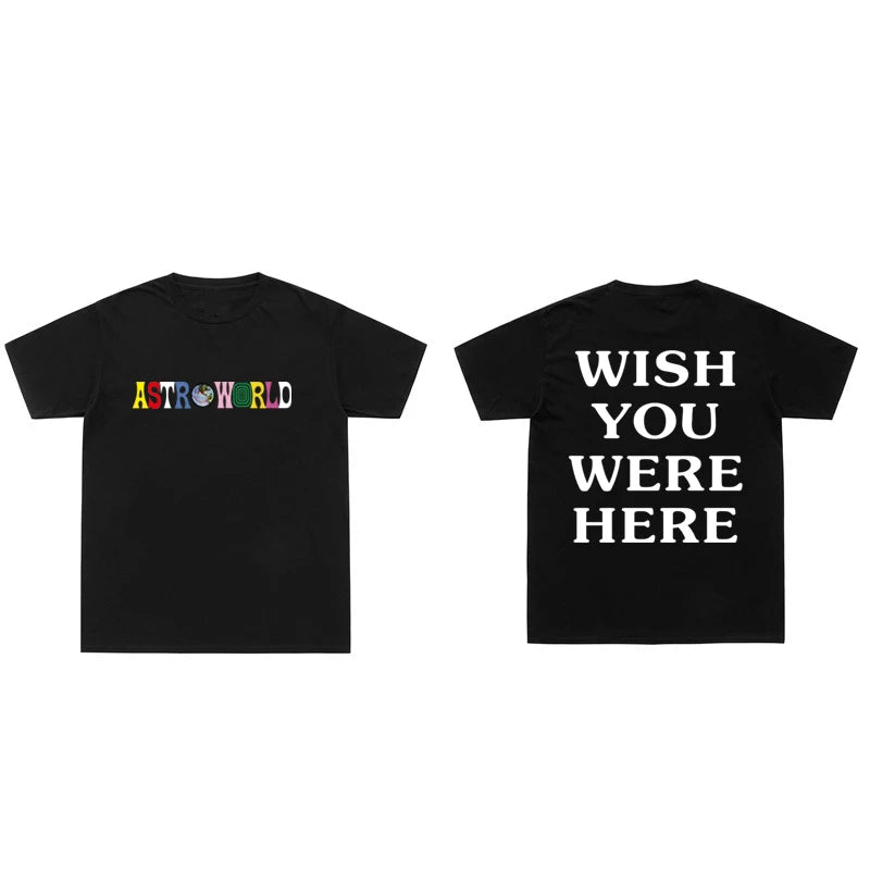 Camisa Astroworld Travis Scott “Wish you were here”