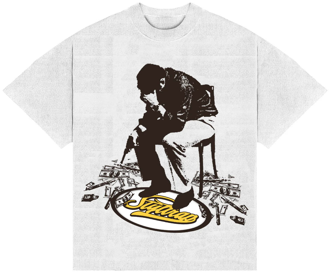 Camisa Less hate more money