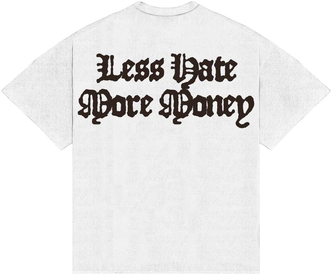 Camisa Less hate more money