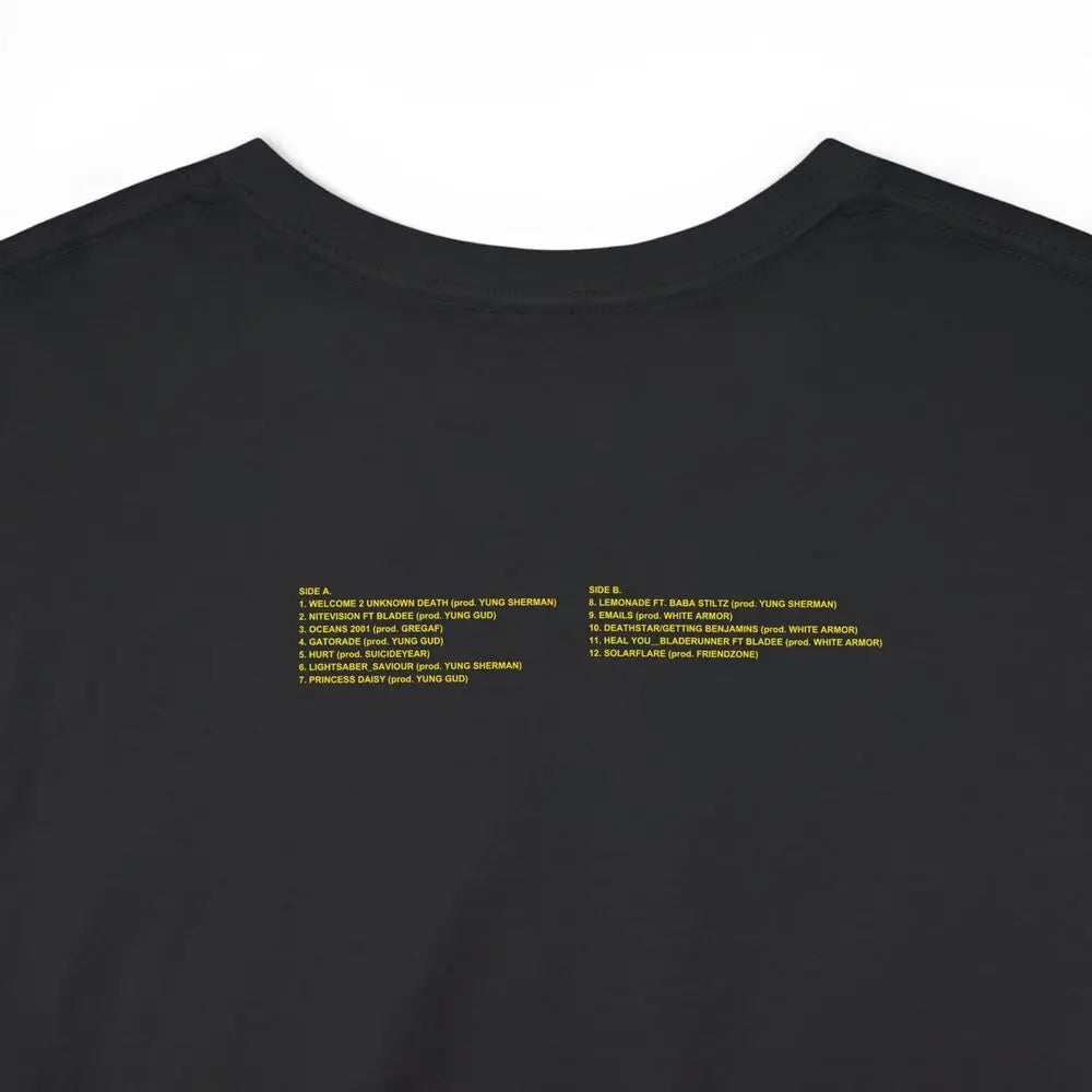 Yung Lean Unknown Death 2002 Album Tour T-Shirt