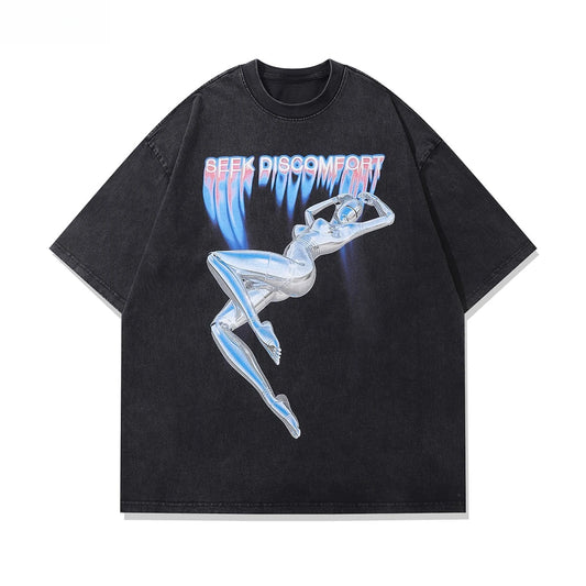 Vintage Washed Anime Tee